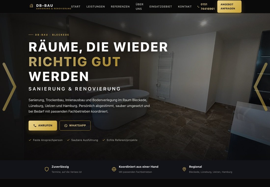 DB-BAU Renovierung