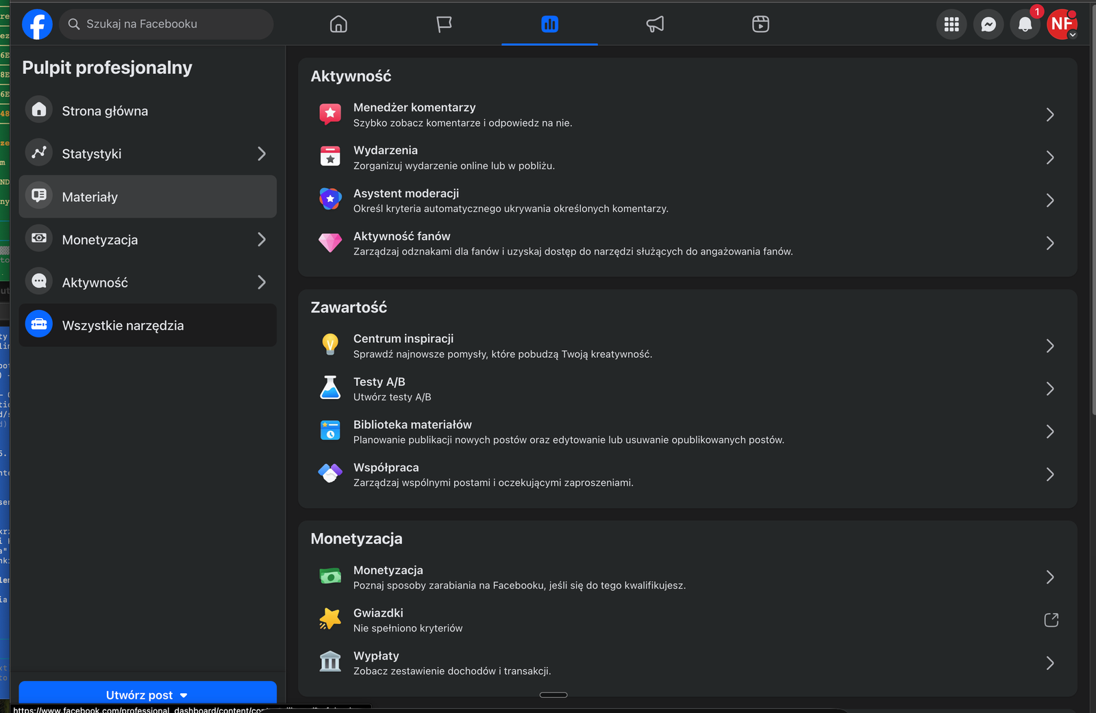 Wszystkie narzędzia